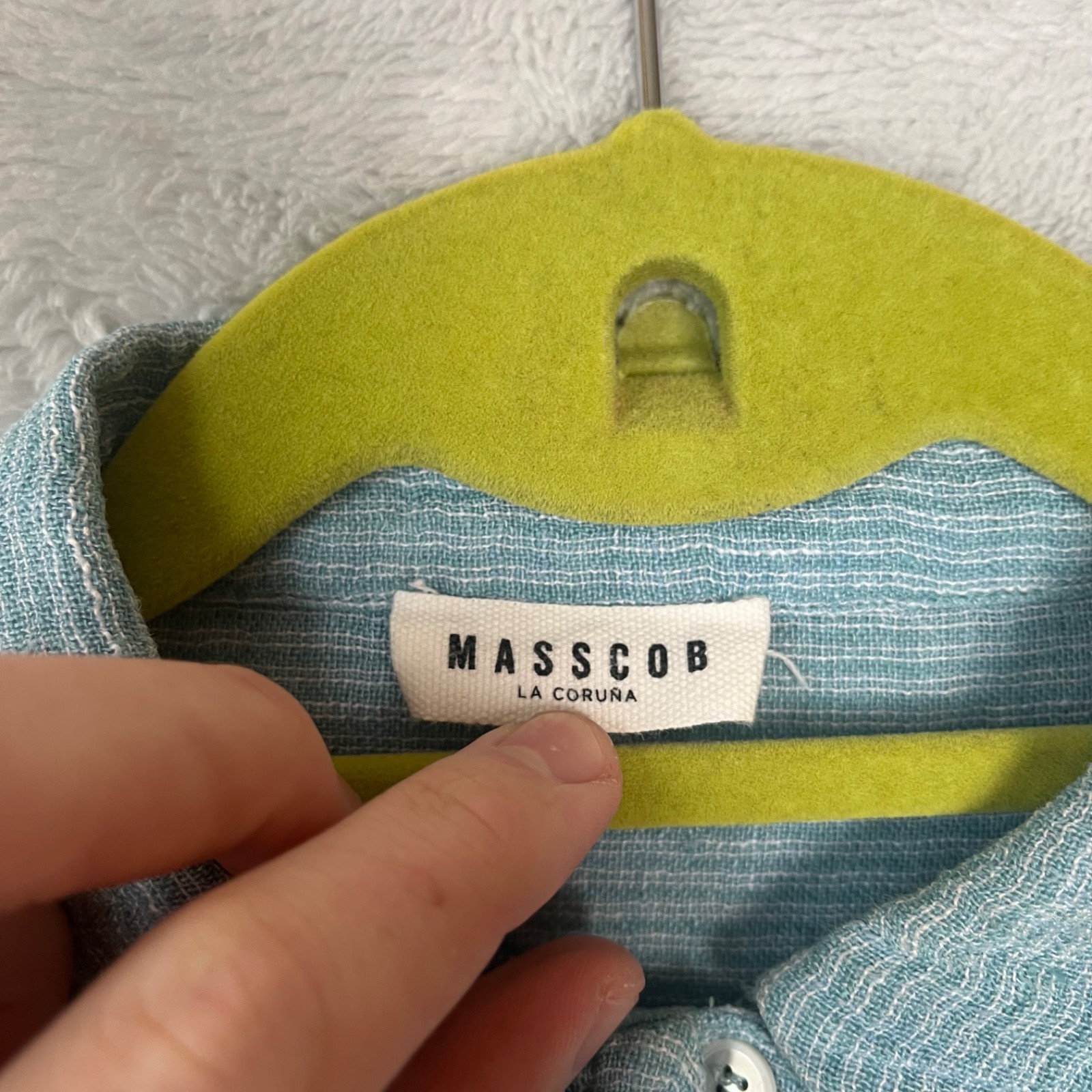 Masscob Cheesecloth Blouse Sz 6UK XS Muslin Flowy Boho Raw Edge