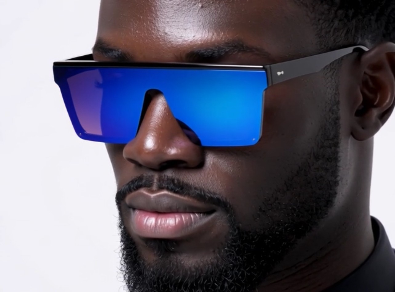 Men’s Women’s Sunglasses Fashion Designer Square Flat Black Lens Retro New Style
