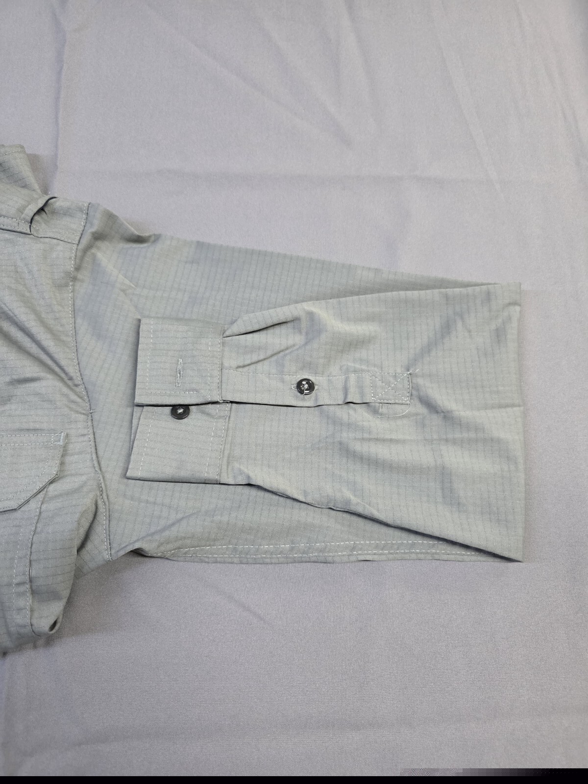 Carhartt Mens Long-Sleeve Button-Down Work Shirt, Gray