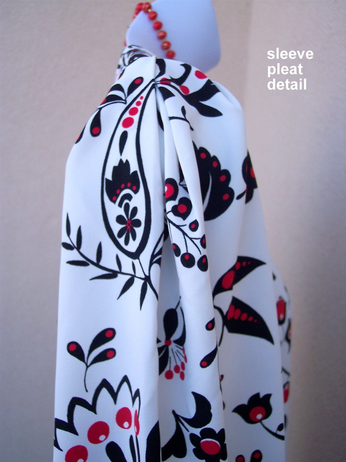 Talbots Plus NEW $90 Red Black White top plus size 2x cherry berry blouse shirt