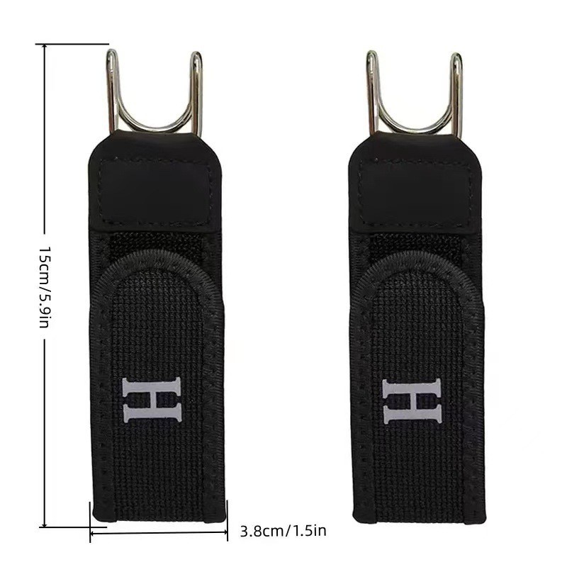 Tactical Metal Hook Elastic Belt Unisex Buckle,Less Invisible Waist Belt Closure
