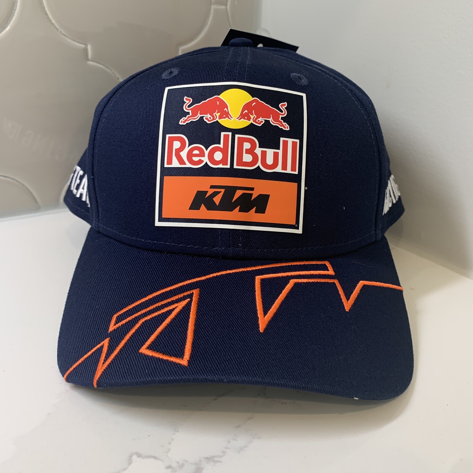 New Era Red Bull KTM Motocross Racing Team Navy Adjustable Snapback Hat Cap OSFM