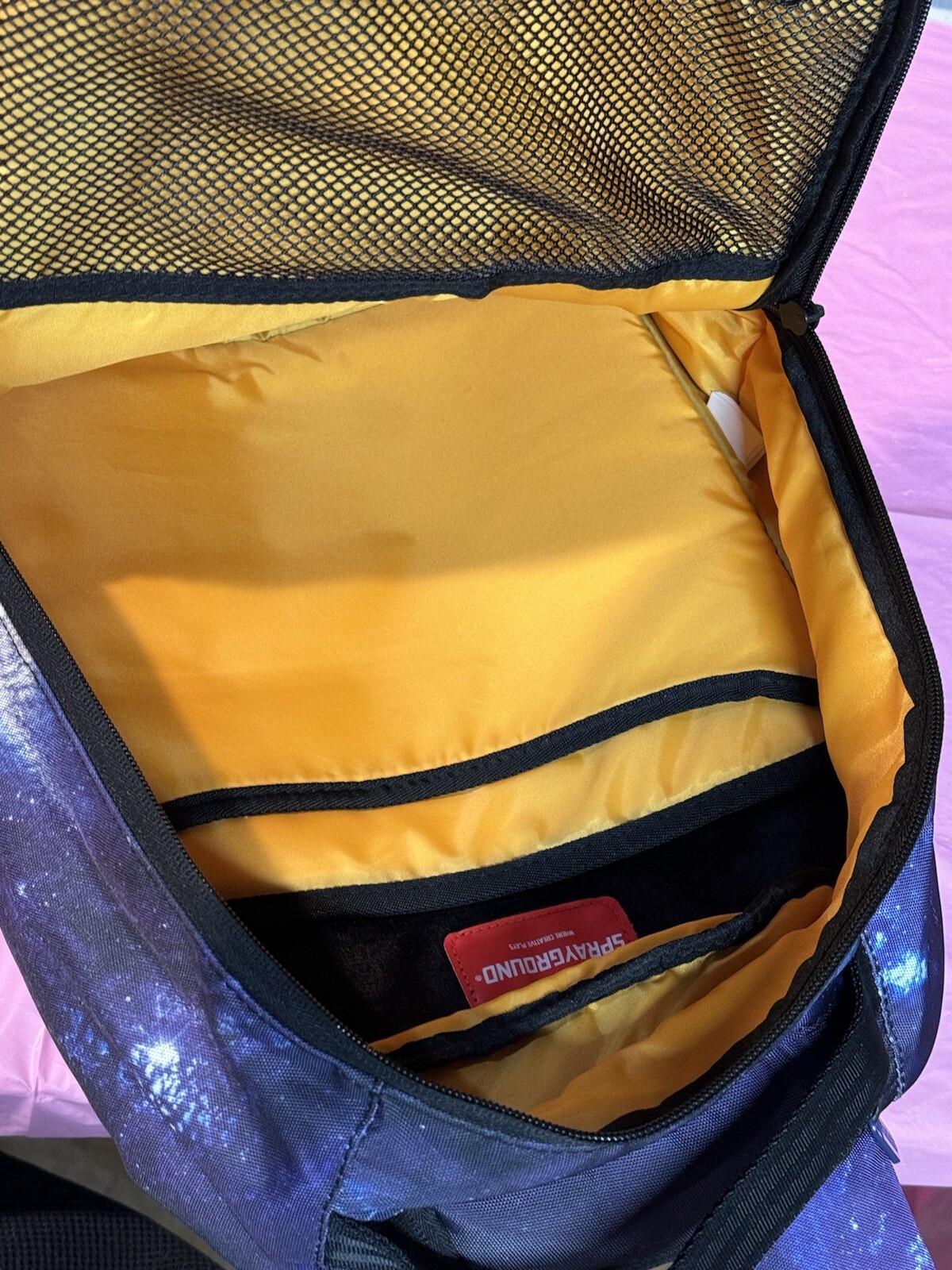 Sprayground Where Creative Plays, Galaxy Storms, Super Rare Backpack