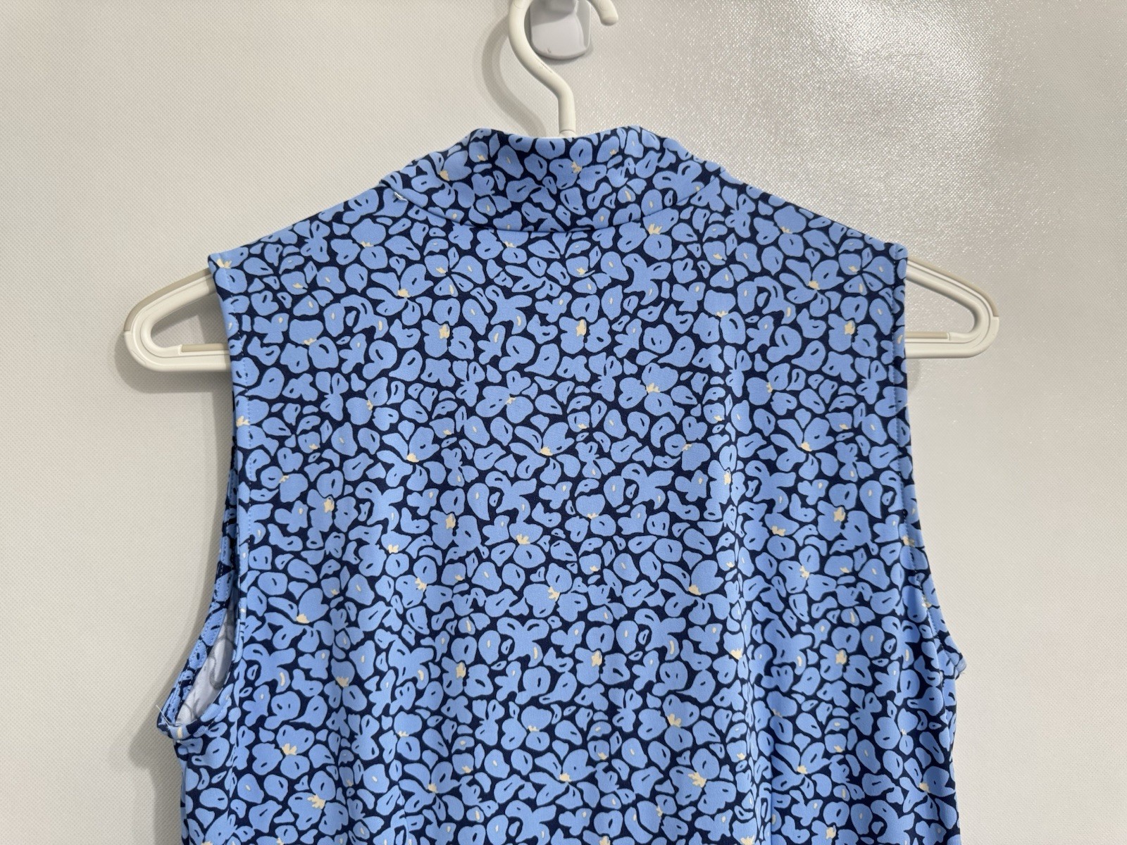 J McLaughlin M Bedford Catalina Cloth 1/4 Zip Sheath Dress Celandine Blue $228