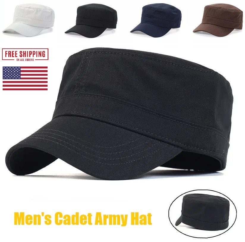 Unisex Baseball Cap Breathable Flat Top Hat for Outdoor Sports, Casual & Formal