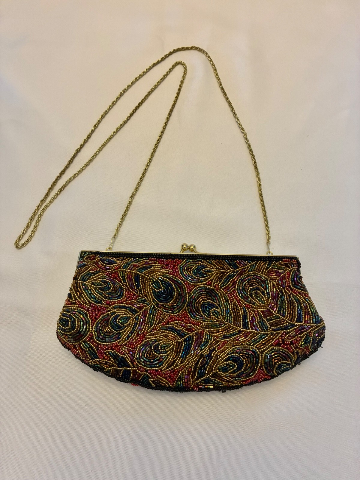 Multi-color LaRegale Evening Purse (Clutch or w/Shoulder Strap)