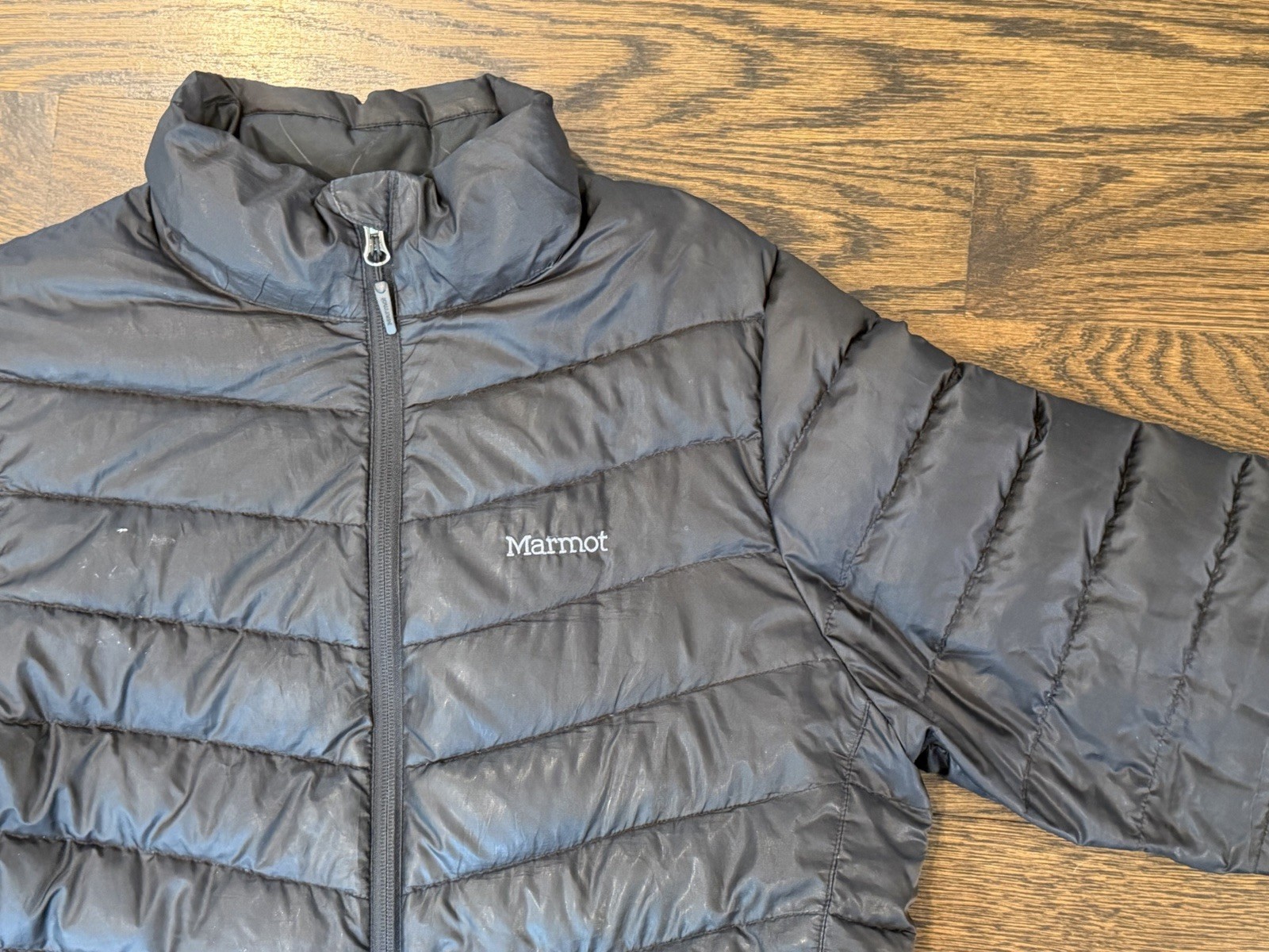Marmot 700 Fill Jacket Men’s XL Black Goose Down Puffer Jacket