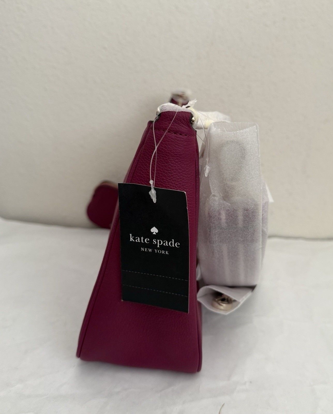 NWT KATE SPADE Rosie Shoulder Crossbody Leather Bag $399 Dark Raspberry