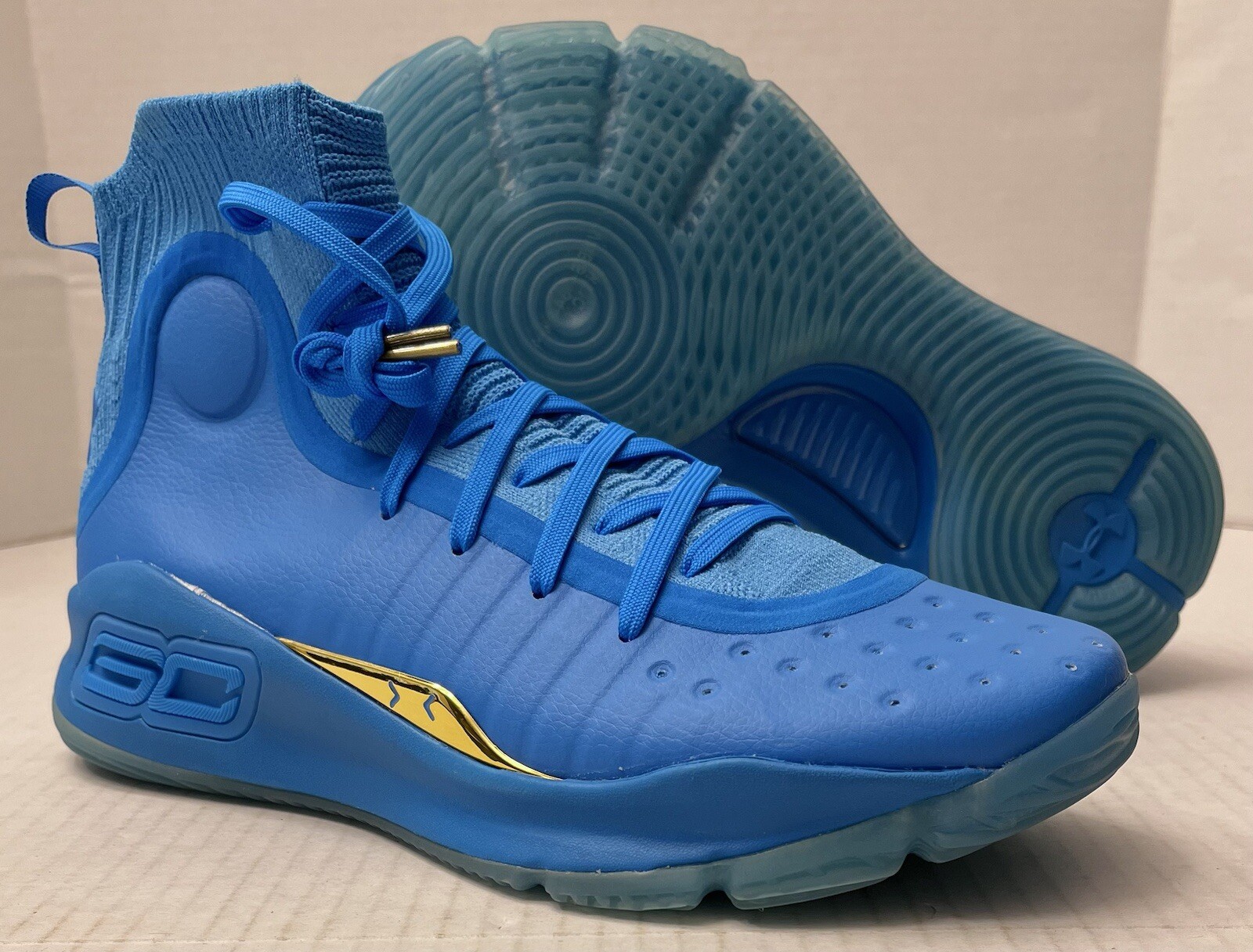 Under Armour Curry 4 Retro Flooded 1298306-404 Blue (Men’s 10) No Box