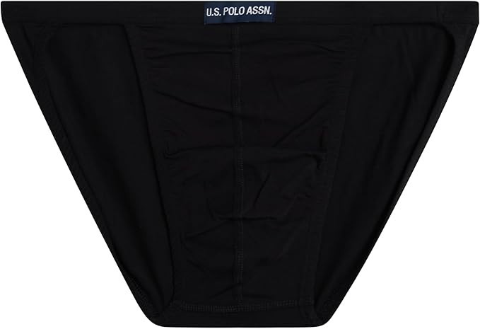 New Men’s Comfort Cotton Stretch String Bikinis Briefs Underwear Black 3,6 or 12