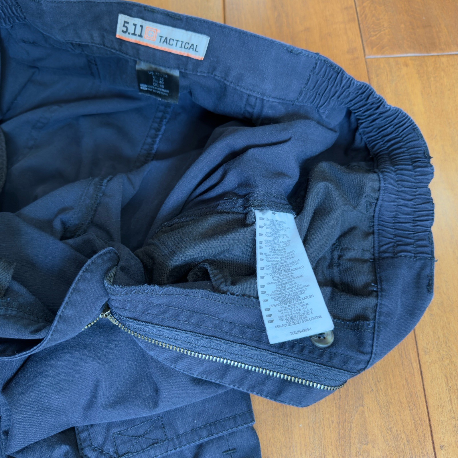 5.11 Tactical Taclite Pro Blue Ripstop Cargo Pants 32×34