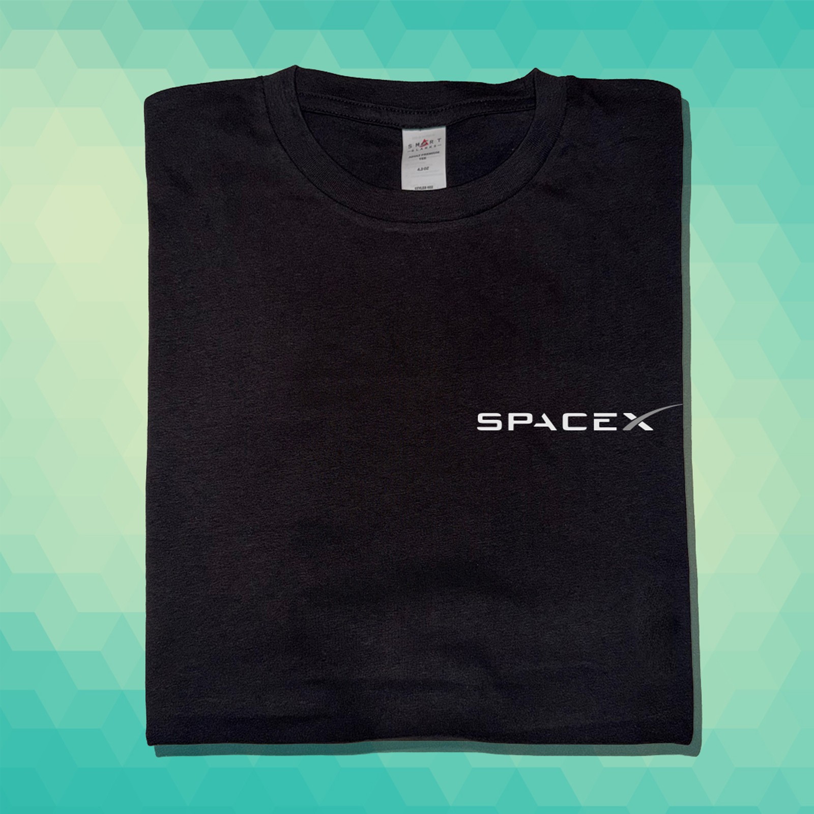 SpaceX Front and Back Print Shirt NASA Elon Musk Tesla Space X StarShip BFR
