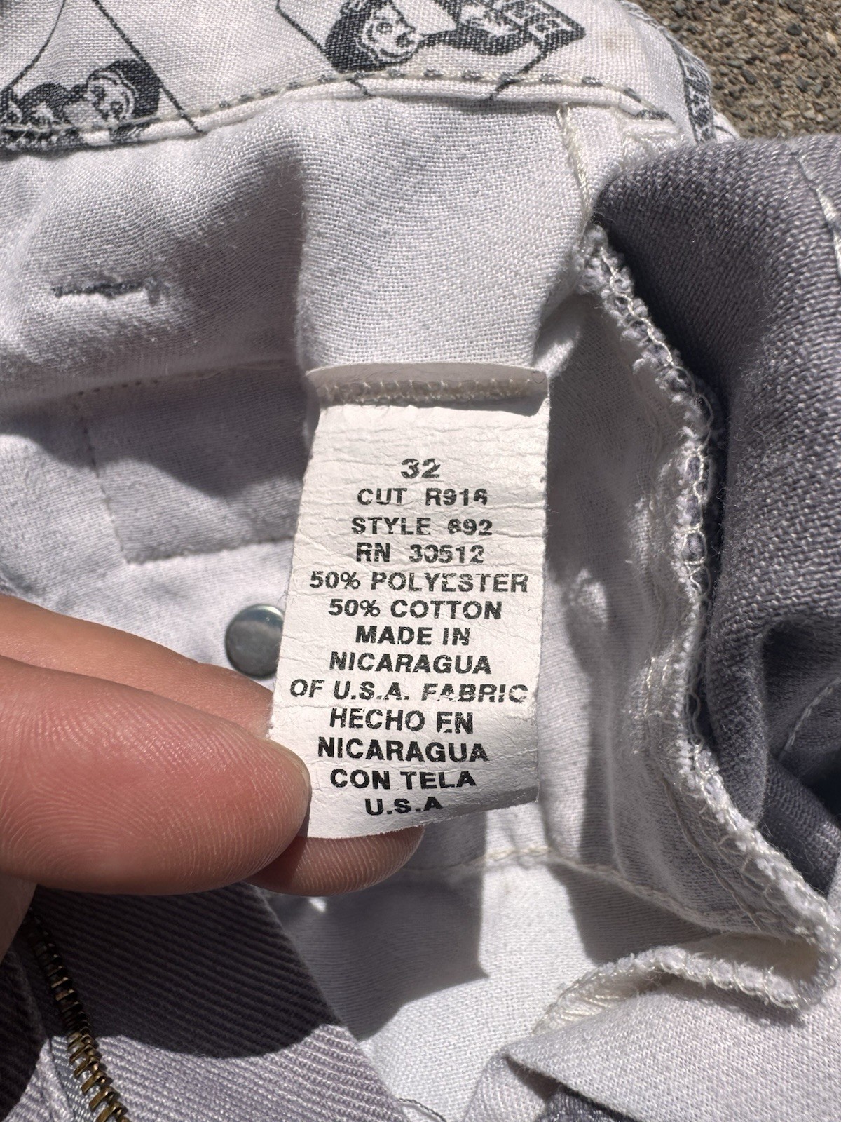 Ben Davis Original Ben’s Pants 32×30 Light Gray