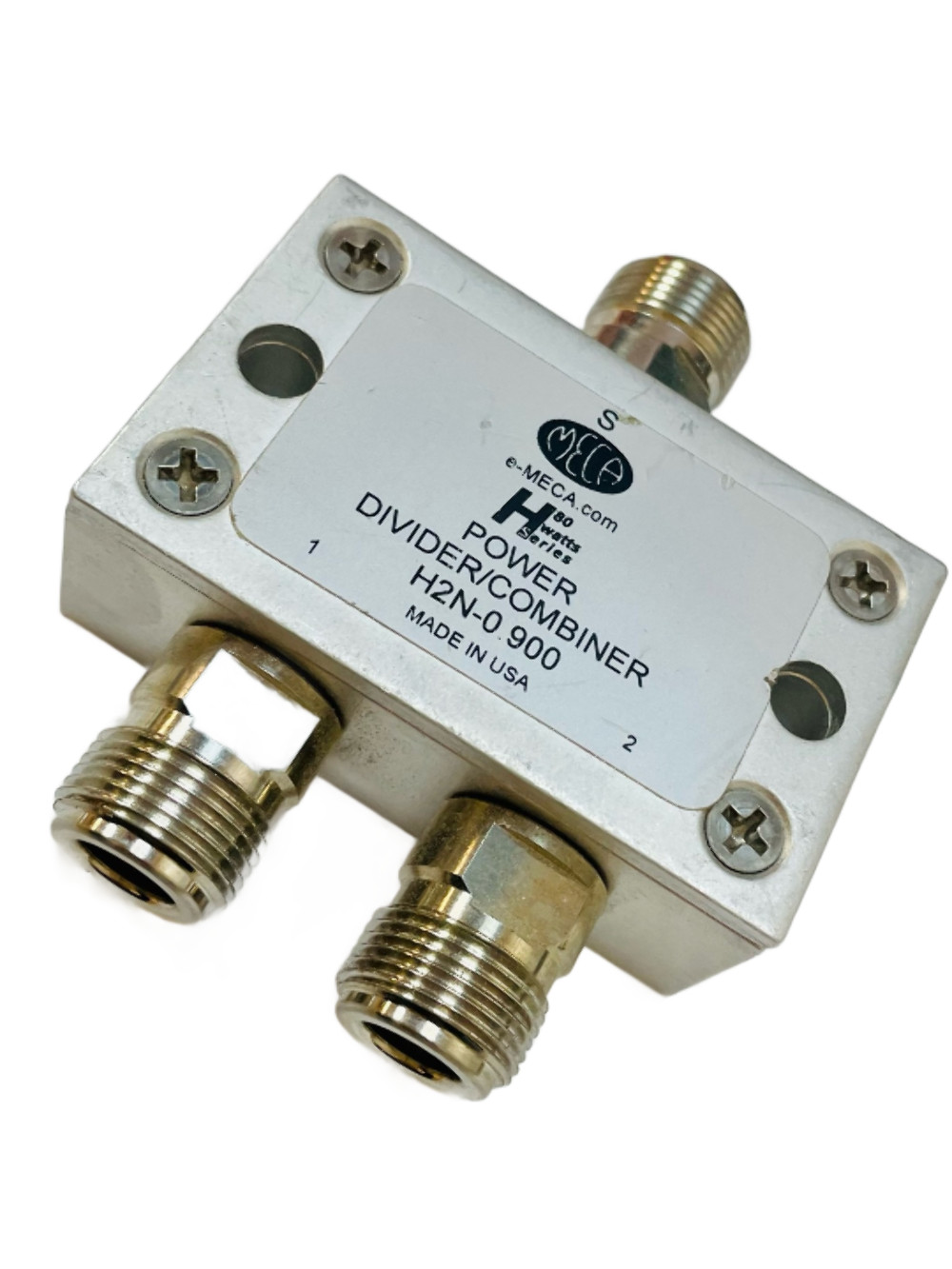 H2N-0.900 Power Divider/Combiner, 2-way, N-F, 0.800-1.000GHz, 80 Watts