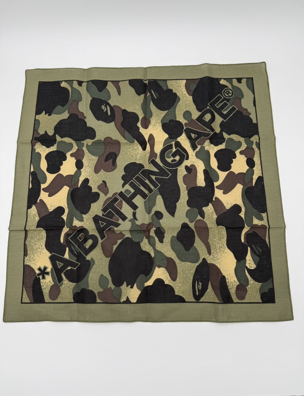 BAPE A Bathing Ape Camo Bandana (Japan Exclusive)