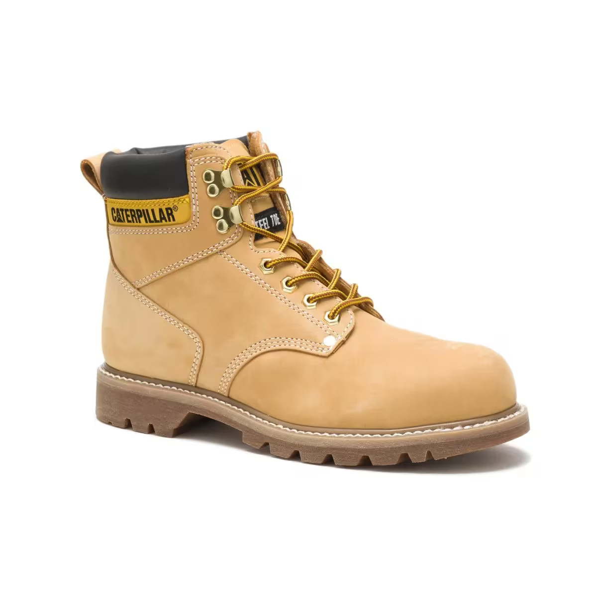 Caterpillar Men Second Shift Steel Toe Work Boot Work Boots Leather