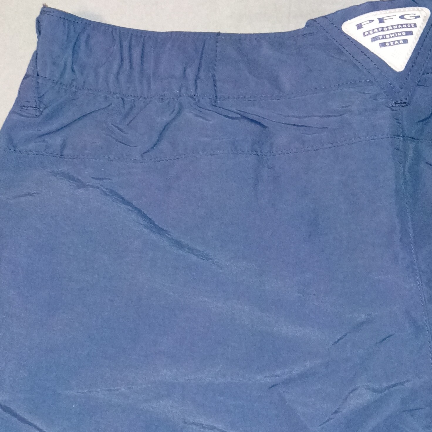 Columbia PFG Shorts Women’s Sz 6 Blue Nylon Stretch Camp Hiking 5.5” Inseam NEW