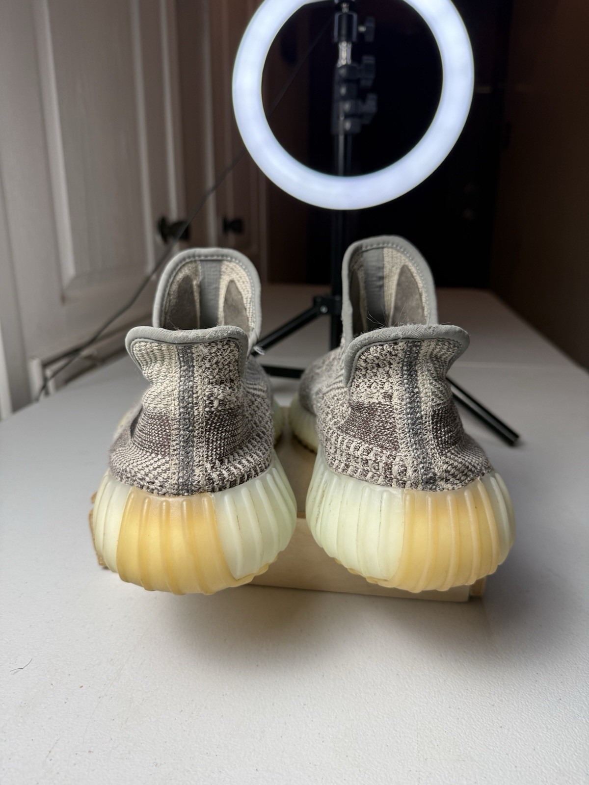 Adidas Yeezy Boost 350 V2 ‘Zyon’ Men’s Sz 12 Sneakers FZ1267 no laces