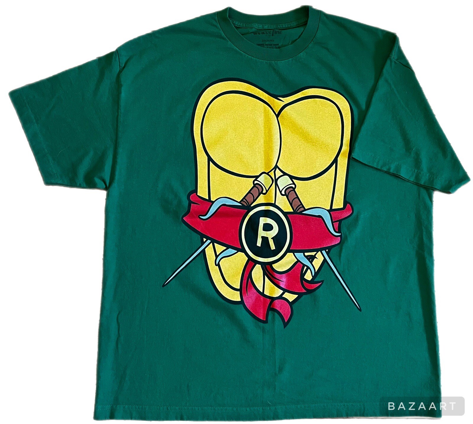Nickelodeon Mens Tee Shirt Size XXL Teenage Mutant Ninja Turtles Green 2014 Vtg