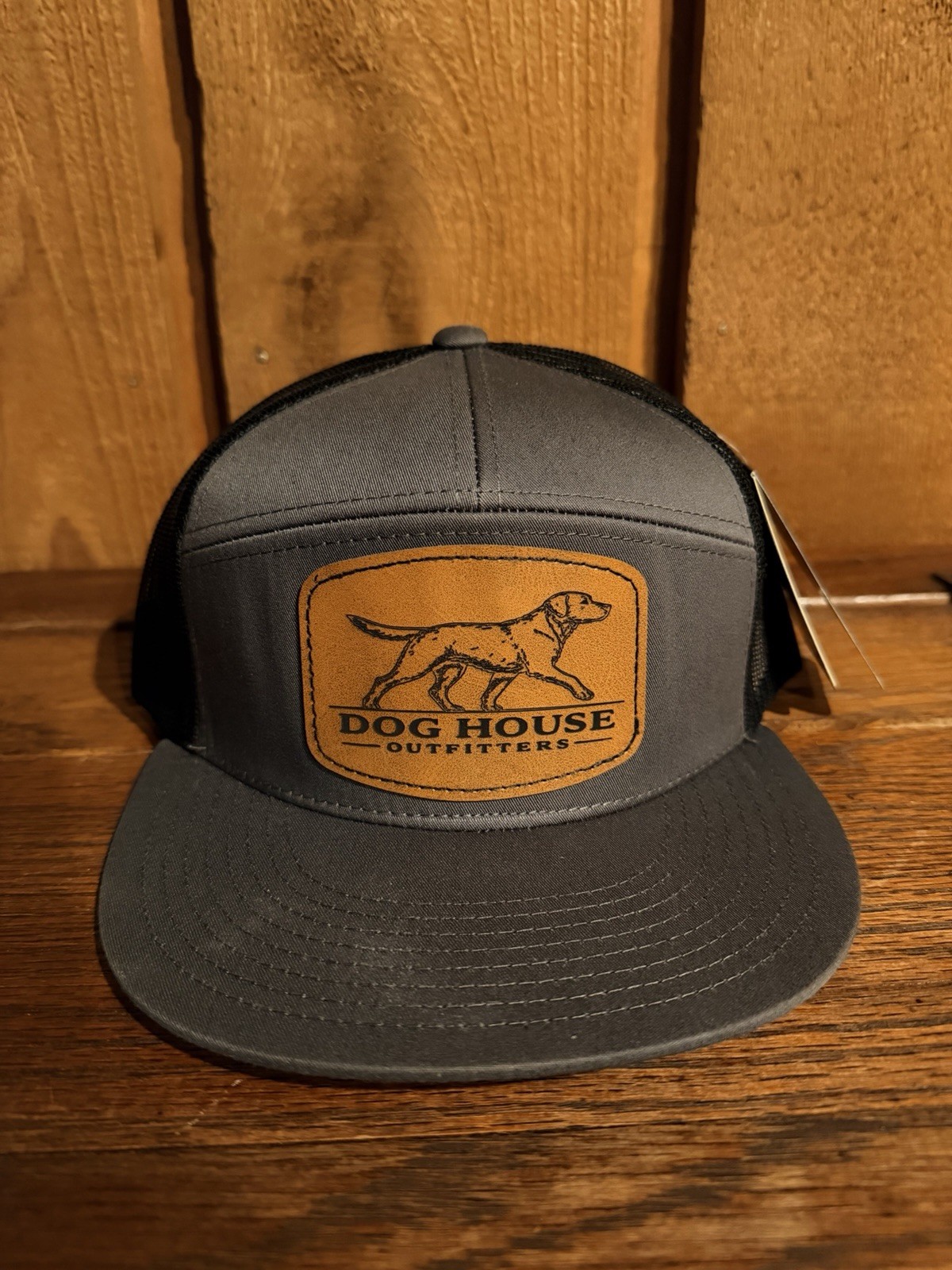 Dog House Outfitters Grey 7 panel Decky 113 Hat