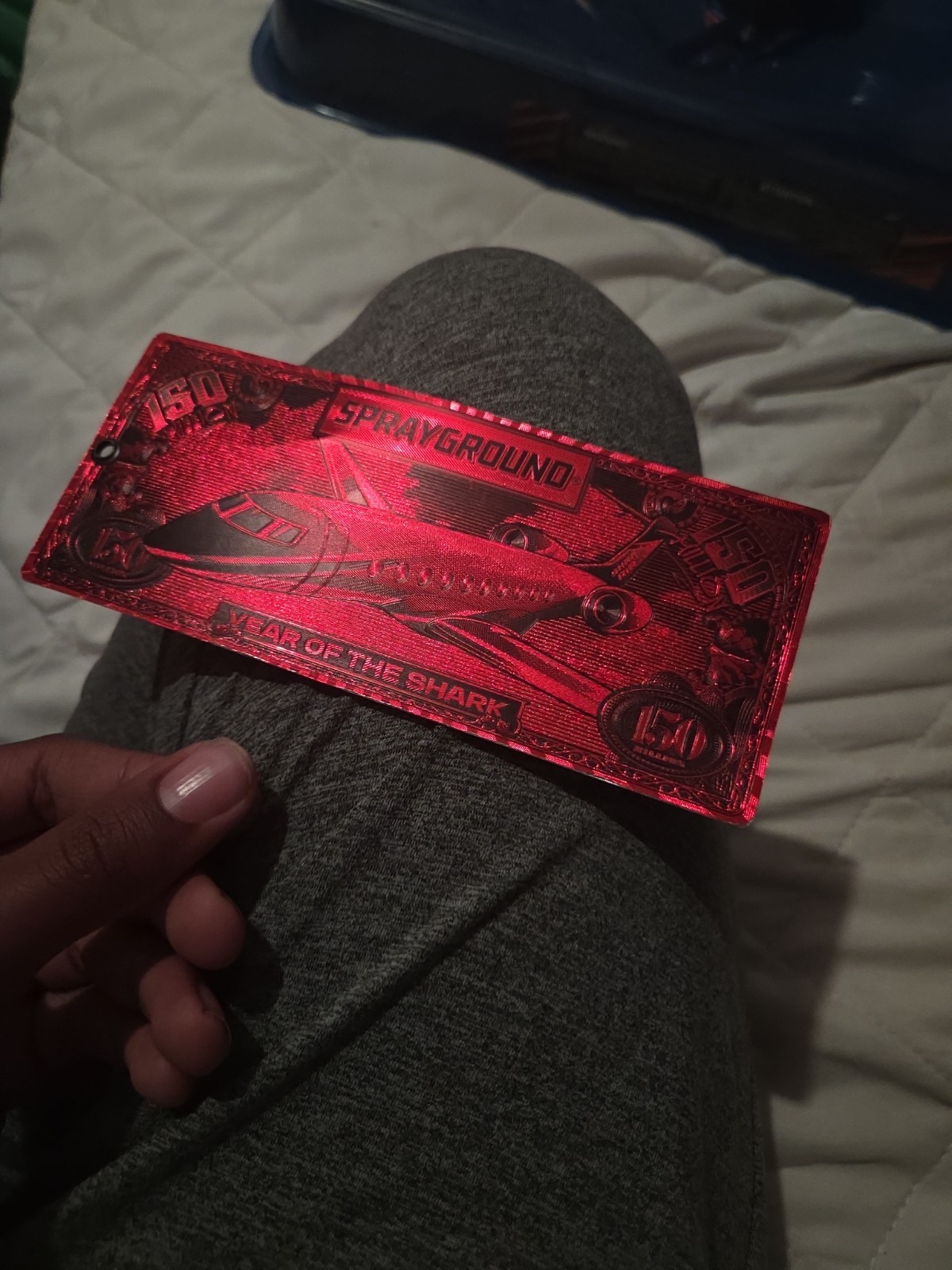 Sprayground Gold Limited Edition Tag 2019