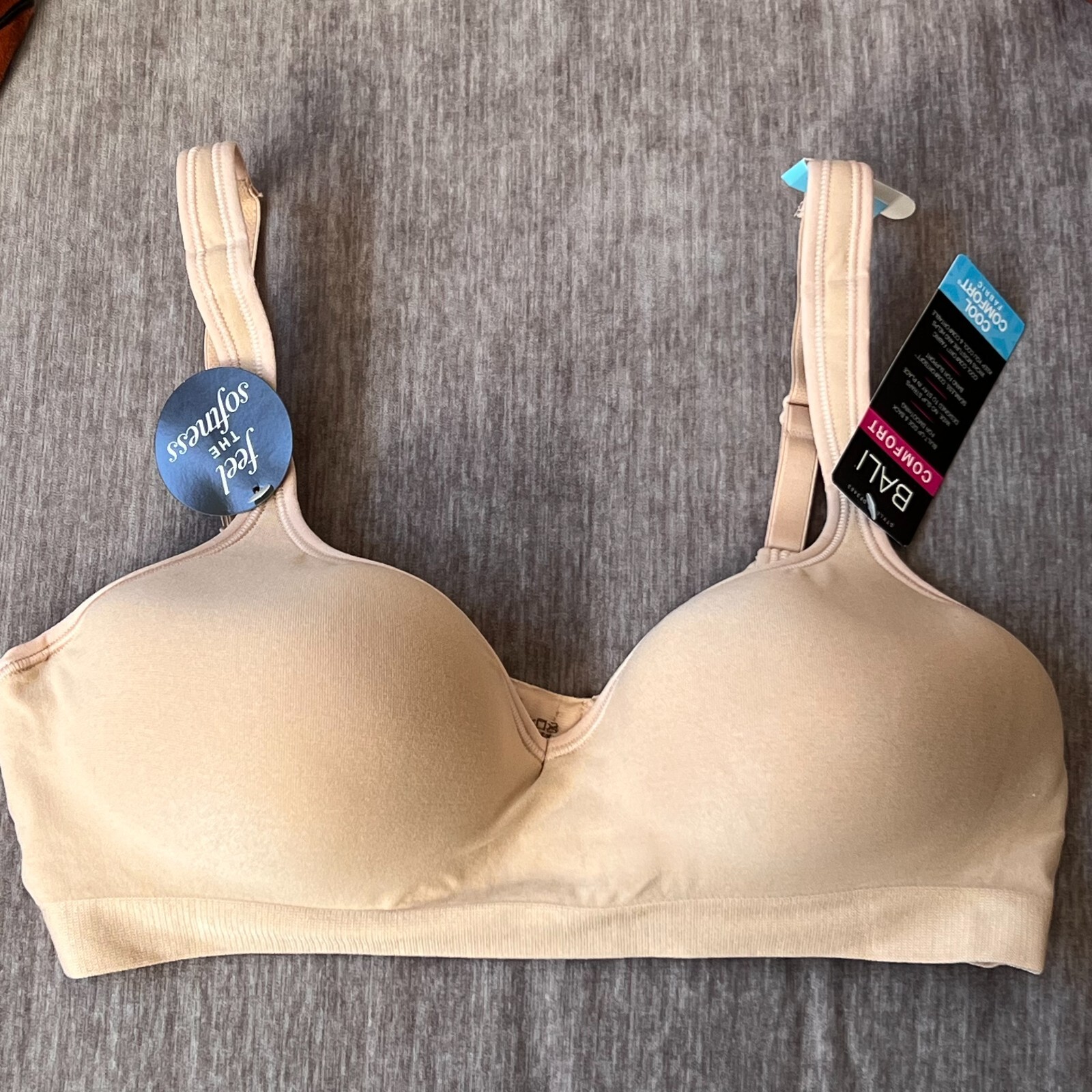 Bali Cool Comfort Revolution Bra Flexible Fit Wirefree Full Coverage $48 Retail