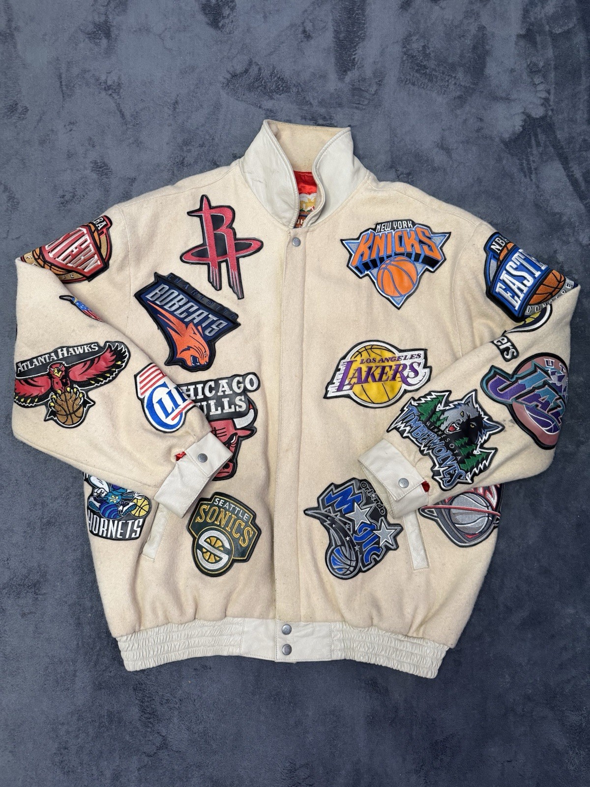 Rare Vintage Jeff Hamilton NBA All Teams Jacket – Size 3XL