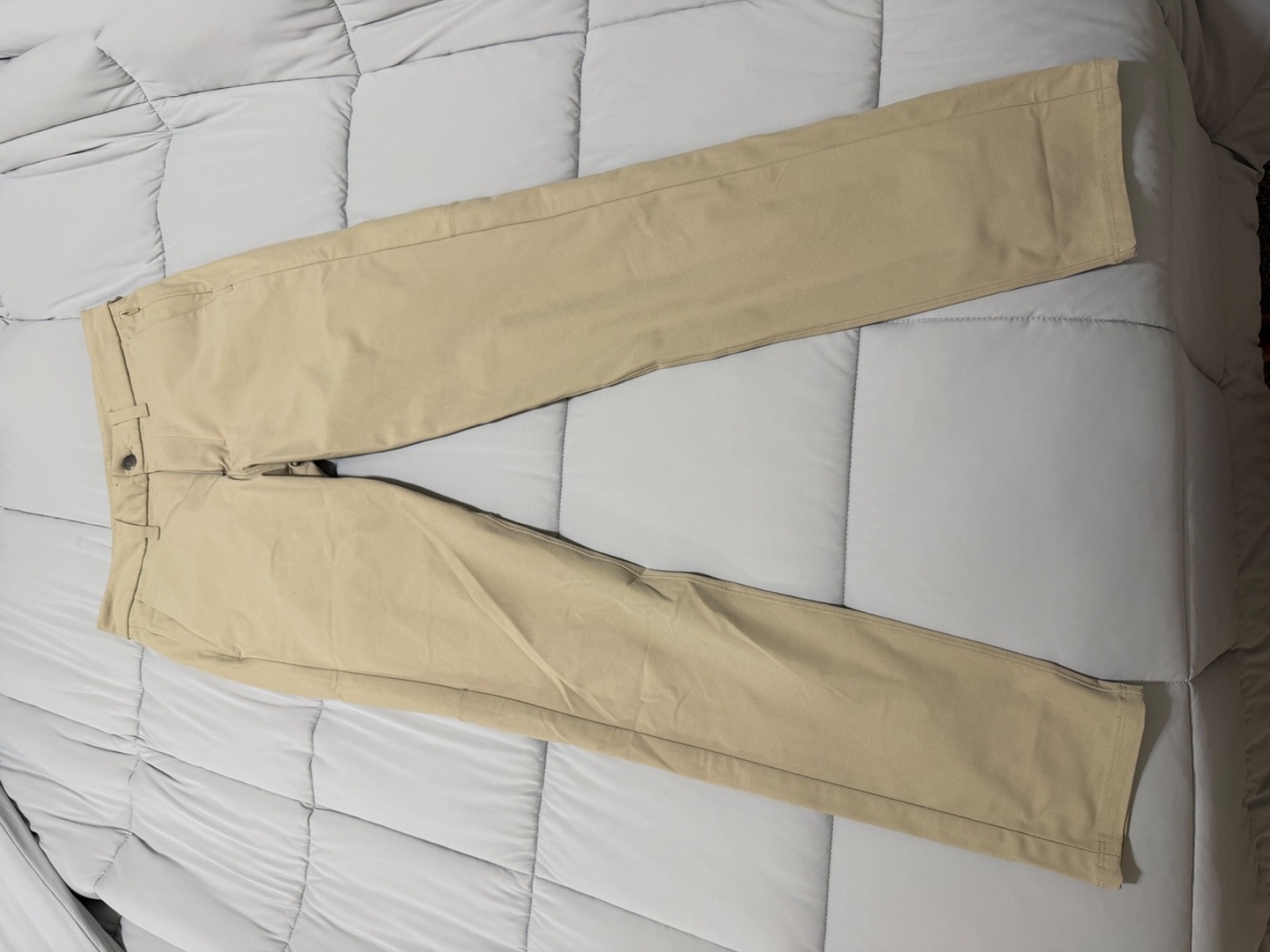 Lululemon Commission Pant Classic ABC Mens 28×32 Khaki Tan Warpstreme Trouser