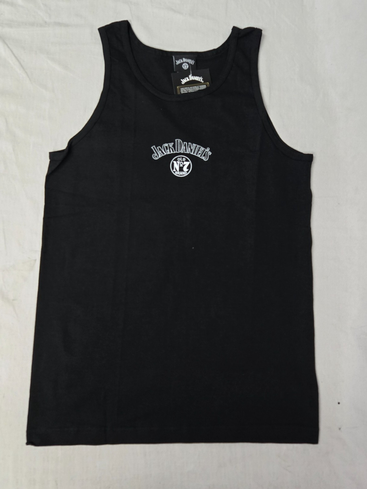 Jack Daniel’s Adults Old No.7 Tank Top Sleeveless Tee Black XLarge New DISPLAY