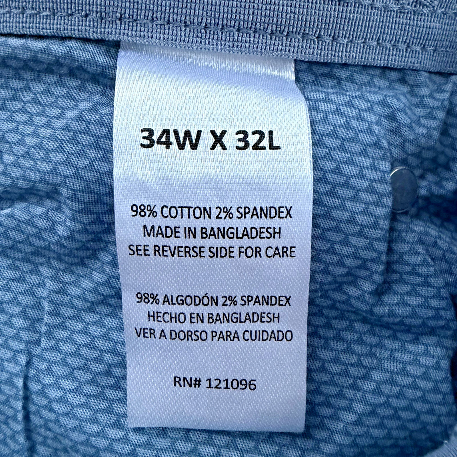 Copper & Oak NWT Men’s 34×32 Pants 5 Pocket Every Day Pant River Blue K5S817 NWT
