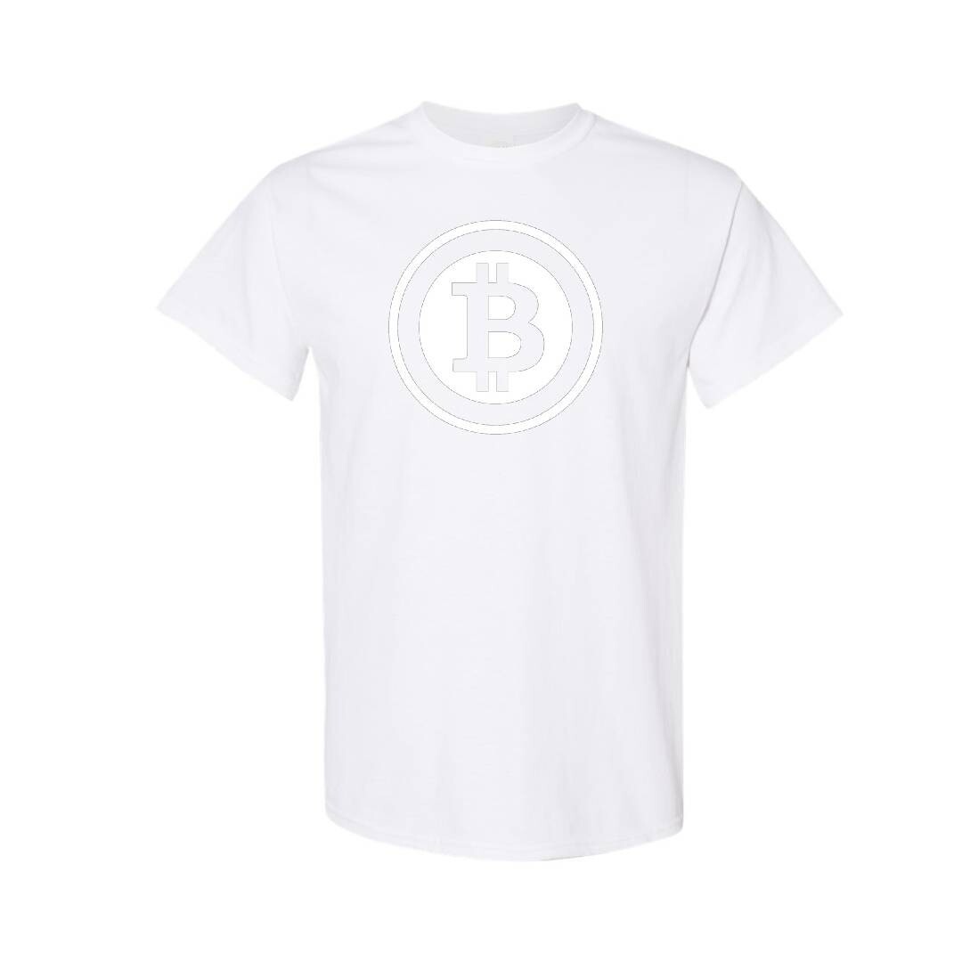Bitcoin Logo Crypto Symbol Tshirt Cryptocurrency Tee Print DTF T-Shirt S/5XL