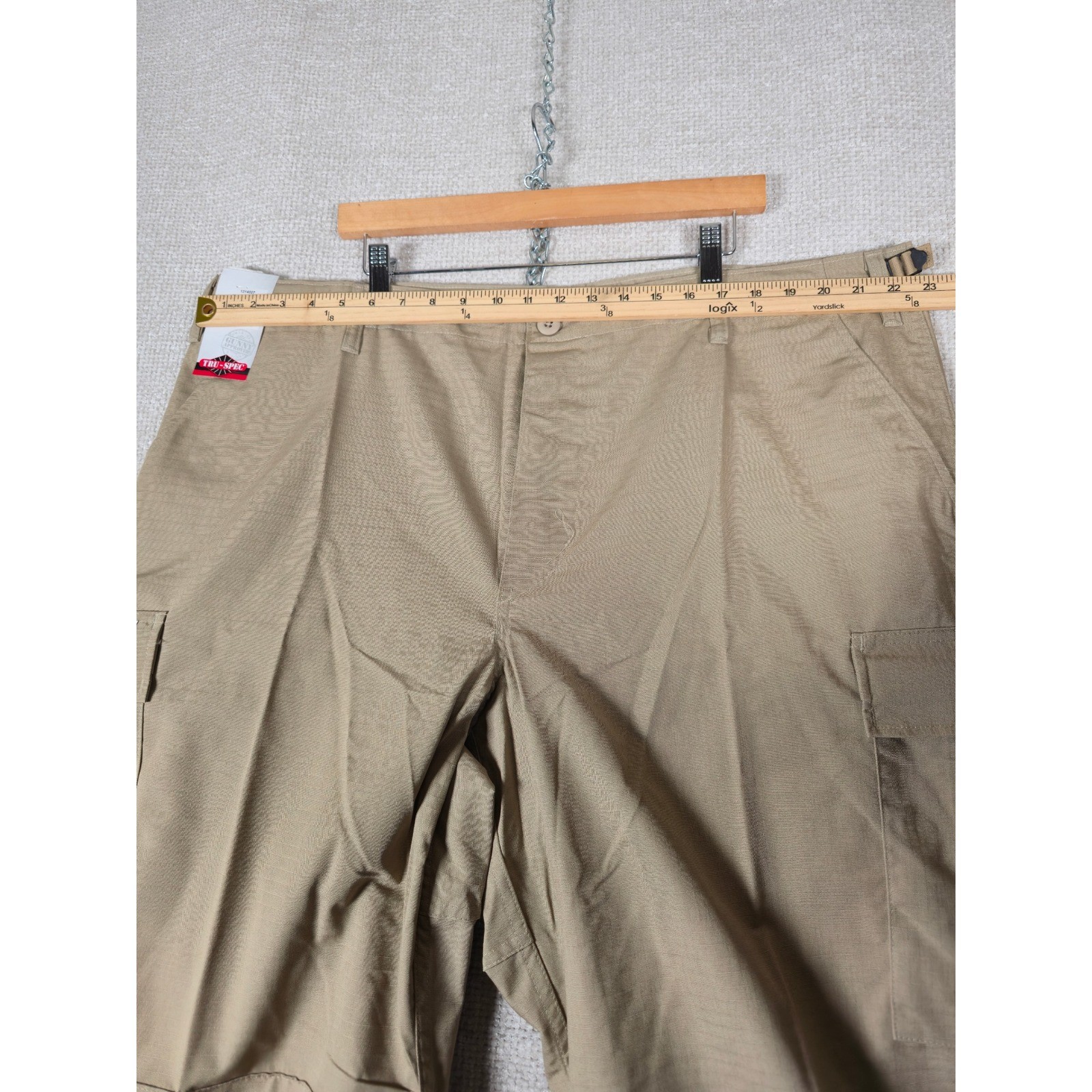 TRU-SPEC BDU Pants 2XL Regular Khaki Ripstop Tactical Cargo Military Mens NWT
