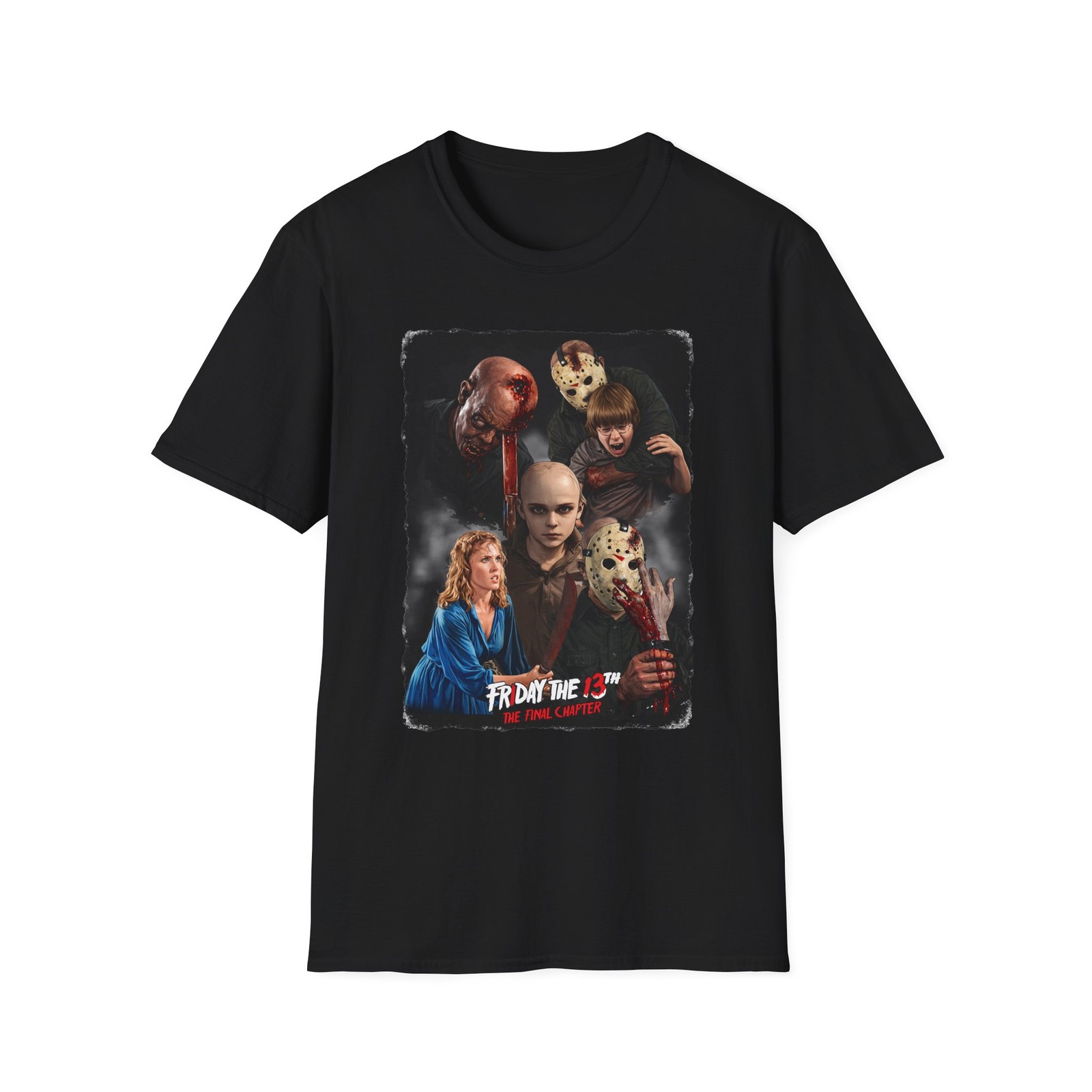 Friday the 13th Horror Collage T-Shirt | Slasher Movie Poster