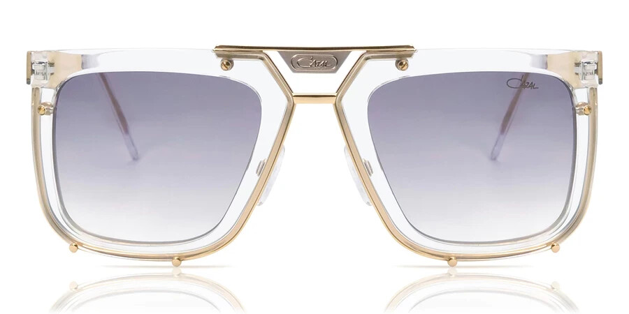 CAZAL LEGENDS MOD. 648 COL. 003 CRYSTAL GOLD PLATED SUNGLASSES MADE IN GERMANY