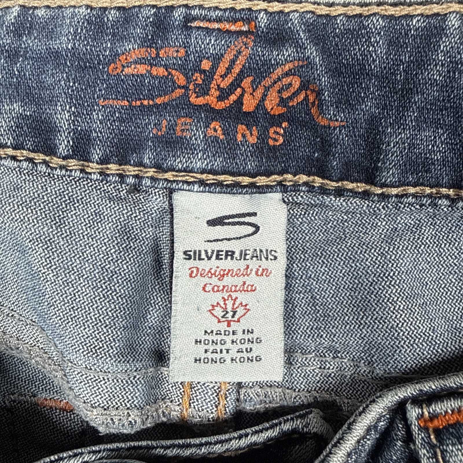Silver Jeans Trina Bootcut Womens 27×33 Y2K Low Rise Medium Wash Blue Denim