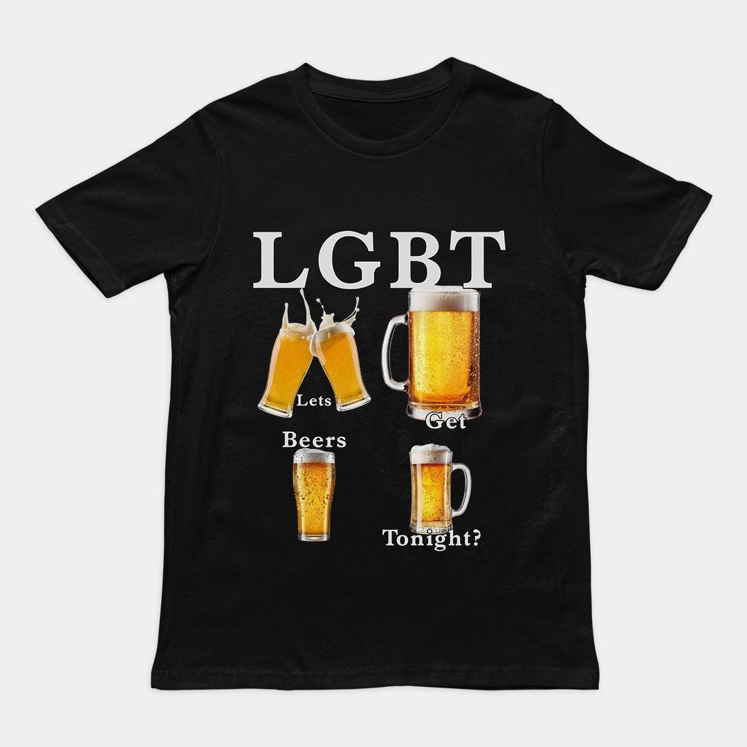 LGBT-let’s get beer tonight tshirt, vintage funny tshirt
