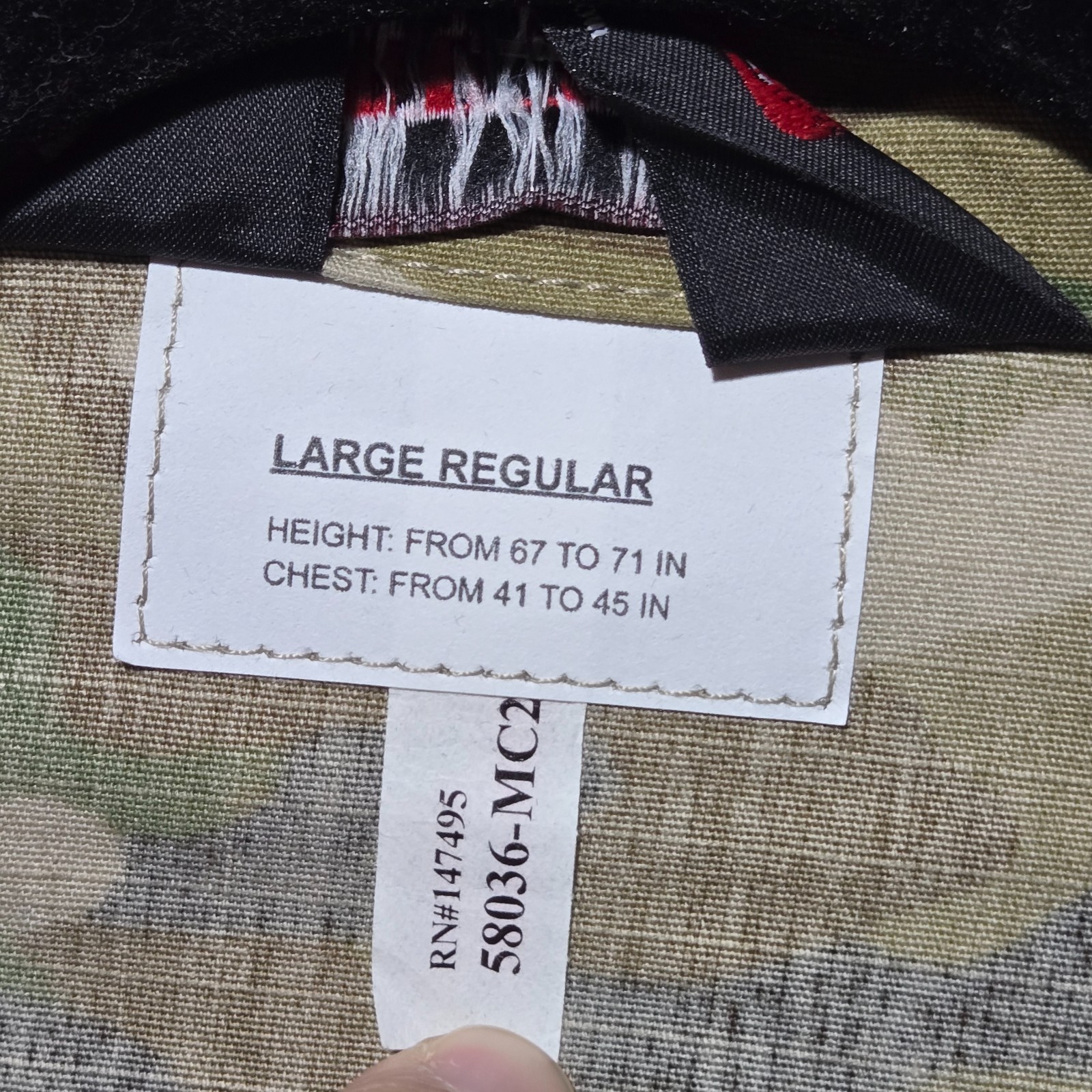 Tru-Spec Mens Multicam Camouflage Tactical Response Uniform Shirt L Regular