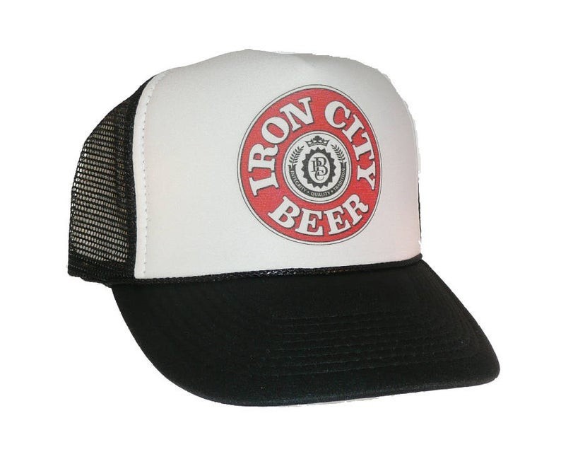 Iron City Beer Foam Front Trucker Hat Snapback Mesh Cap Retro Pittsburgh