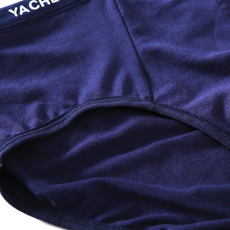 5 Pack Men Classic Briefs Fit Breathable Underwear Solid Colors L-3XL