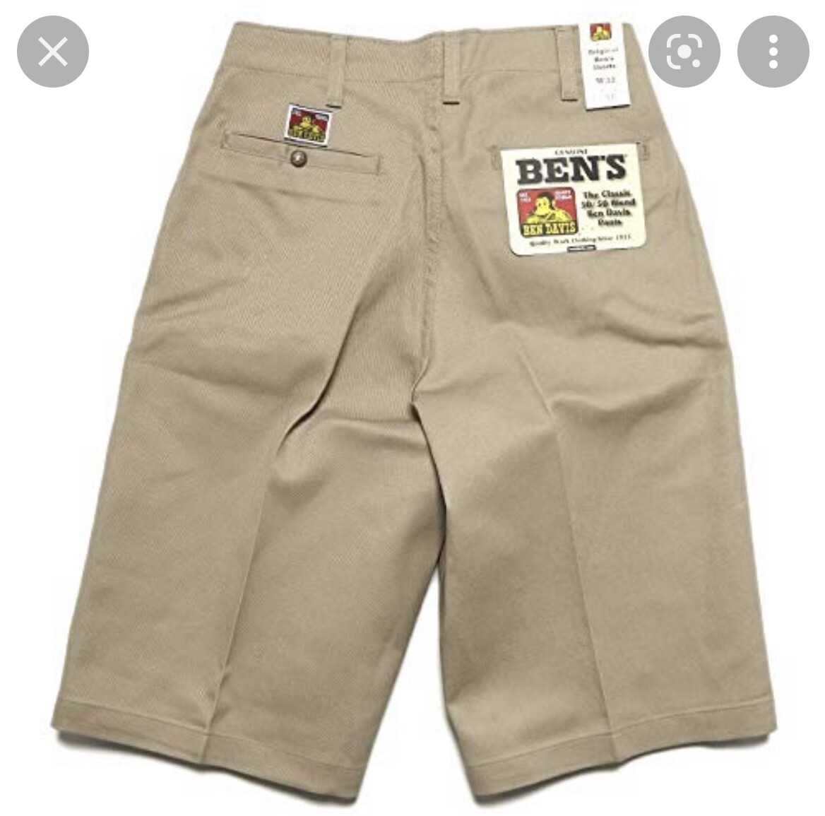 Original BEN Davis Shorts Black- Blue- Khaki- Light – Gray D. Gray All Sizes