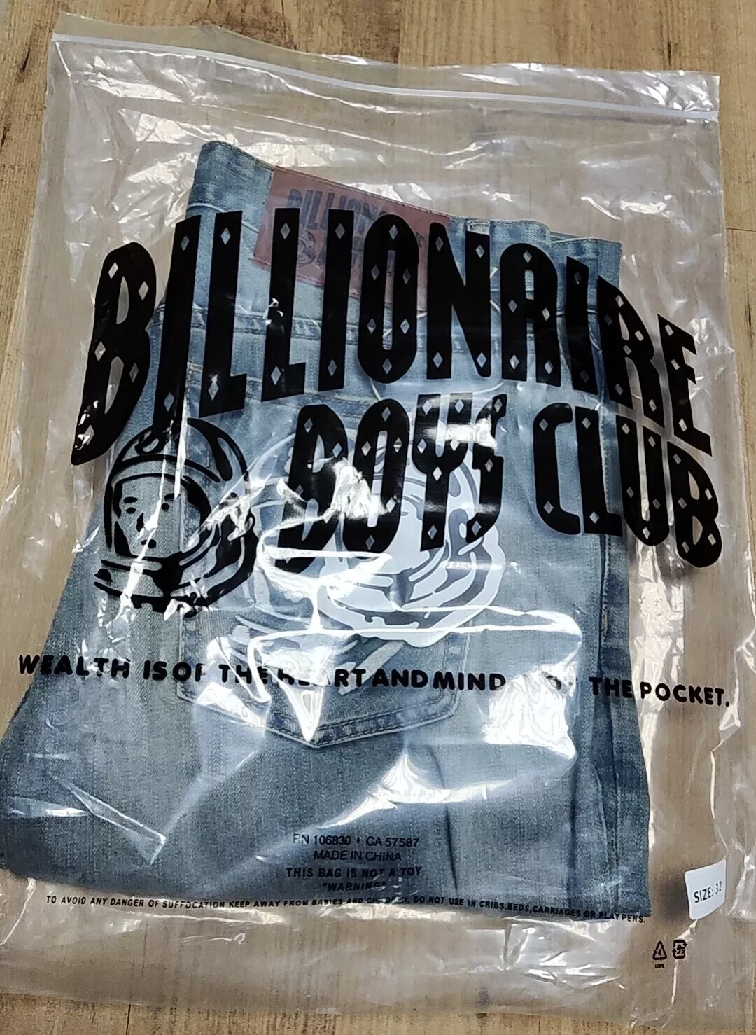 NWT BILLIONAIRE BOYS CLUB TREK JEANS SIZE 30/32/34/36/38/40/42 US FREE SHIPPING
