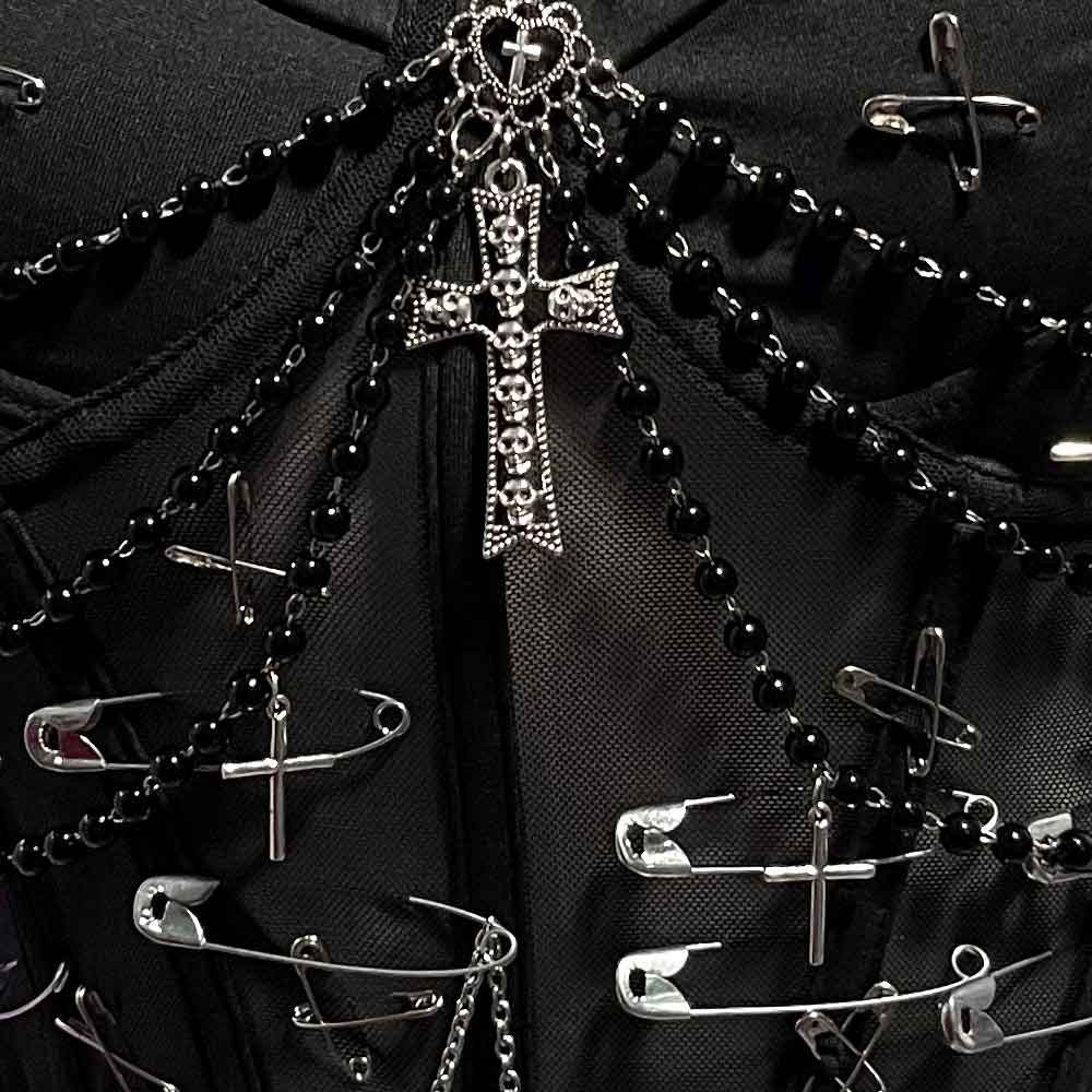 Goth Tops Grunge Punk Mini Rock Clothes Emo Clothing Gothic Tank Y2K Sexy