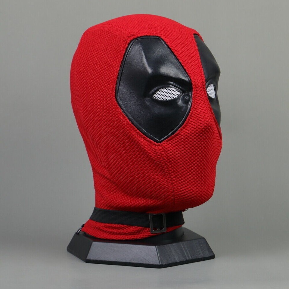 Adult Halloween Deadpool cosplay Full Face Mask Breathable Knit Helmet Cotton