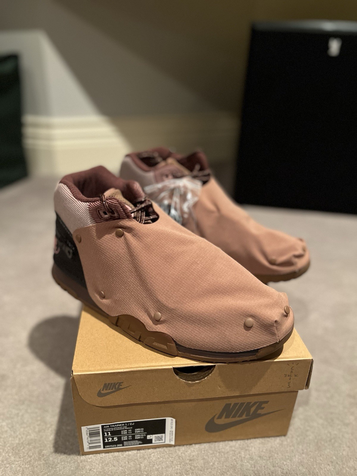 Size 11 | Travis Scott x Nike Air Trainer 1 SP Chocolate Wheat | UNDER RETAIL