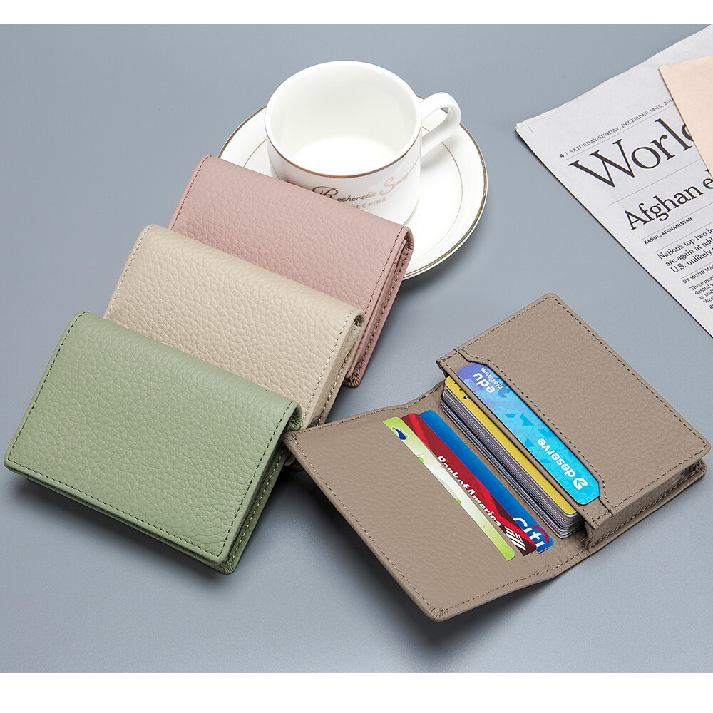 RFID Blocking Women Small Leather Wallet Credit Card Holder Mini Bifold Purse US