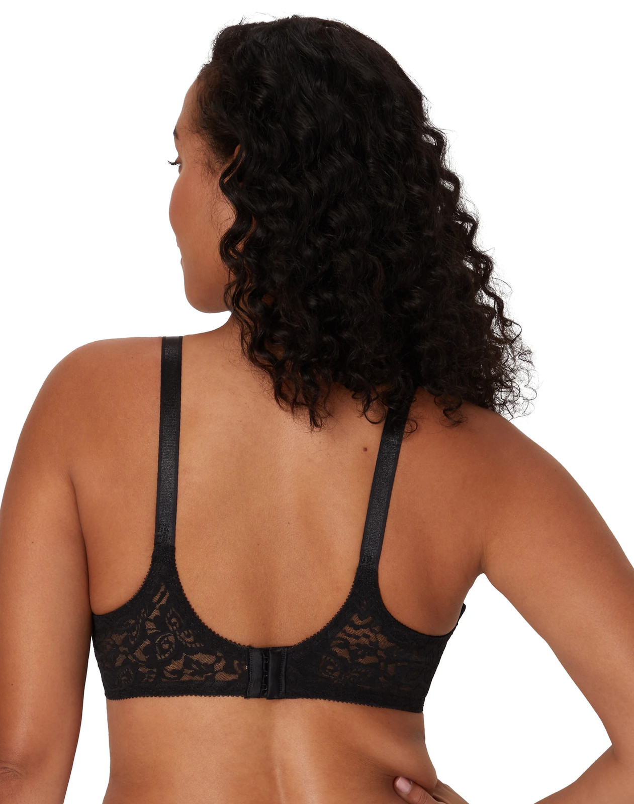 Bali Lace ‘n Smooth Underwire Bra Womens Seamless Full Coverage Stretch Cup 3432