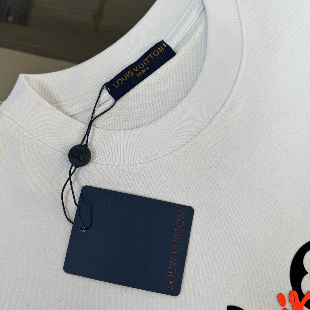 New Moncler White Summer Crew-Neck Short-Sleeve Shirt M