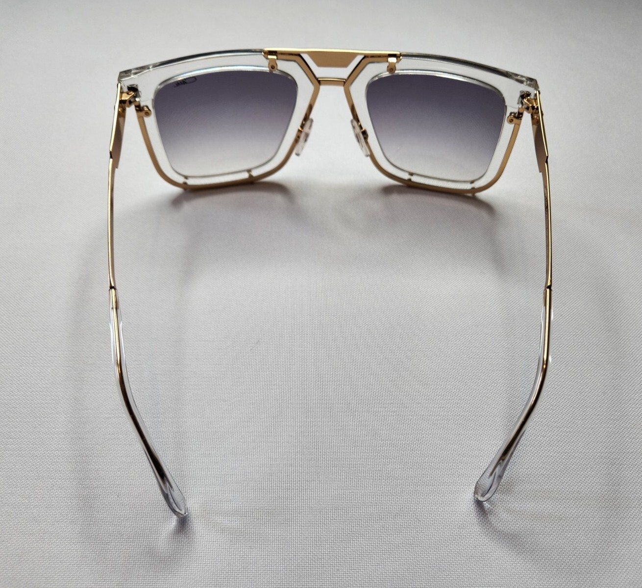CAZAL LEGENDS MOD. 648 COL. 003 CRYSTAL GOLD PLATED SUNGLASSES MADE IN GERMANY