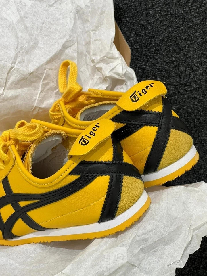 Onitsuka Tiger Mexico 66 Yellow Black Sneakers 1183C102 751 Kill Bill Comfy Shoe