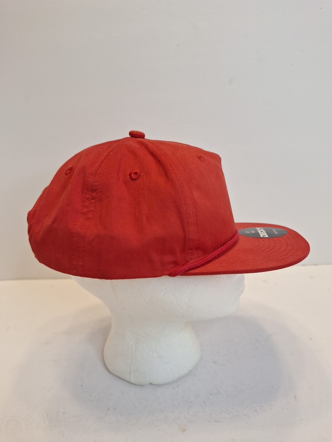 Decky 5 Panel High Profile Relaxed Cotton Blend Rope Hat – 6032